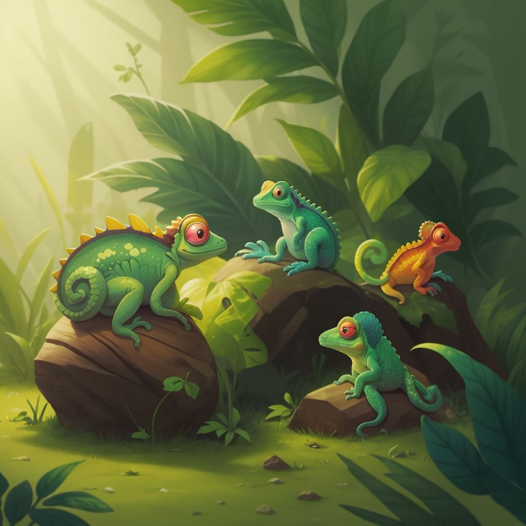 A Mystery of the Green Chameleon.