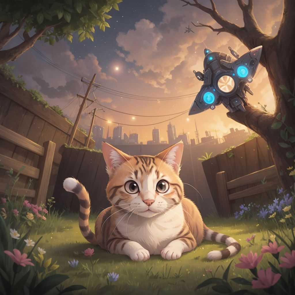 Cat's space adventure