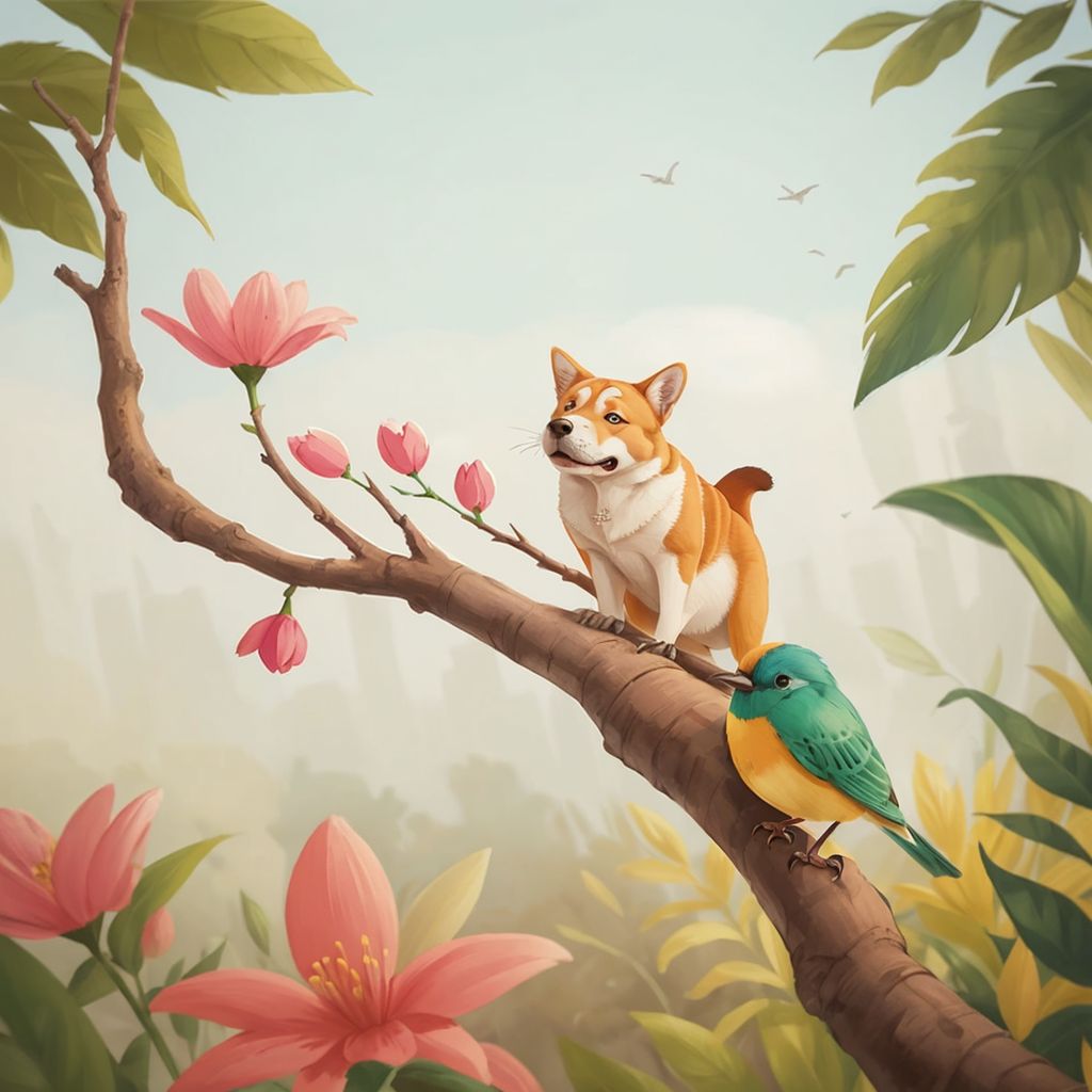  Cresty and his friends. Journey to Thunder Mountain