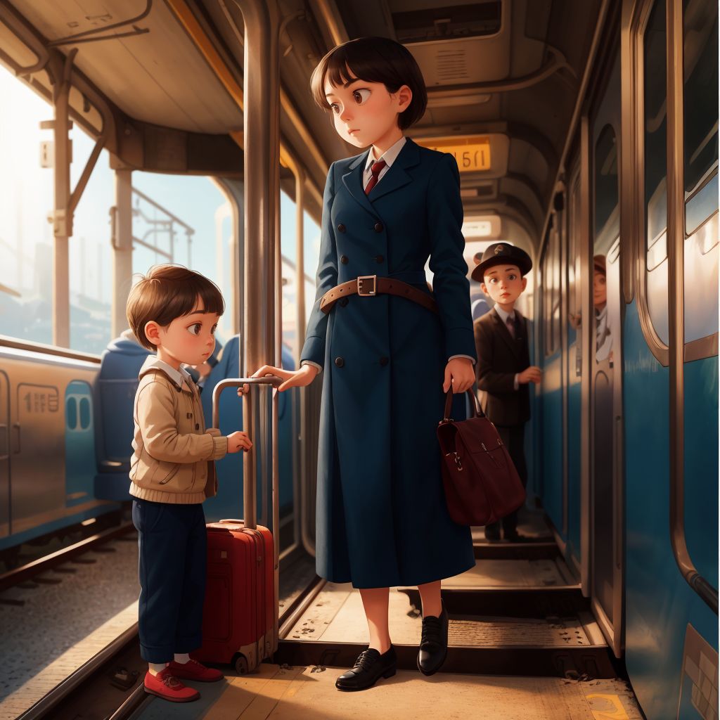 Lena's midnight train to London 