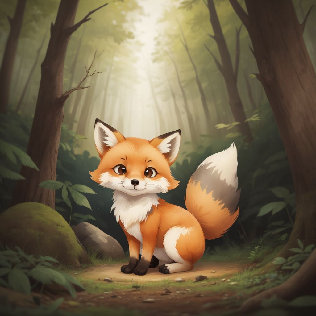 Leonardi the Forest Fox in the Magic forrest