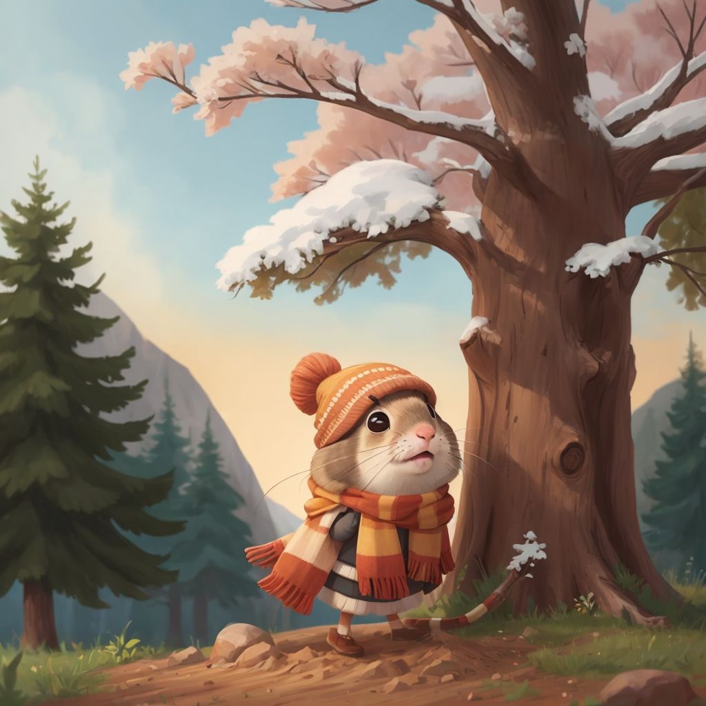 Mrs. Vole Makes a New Home