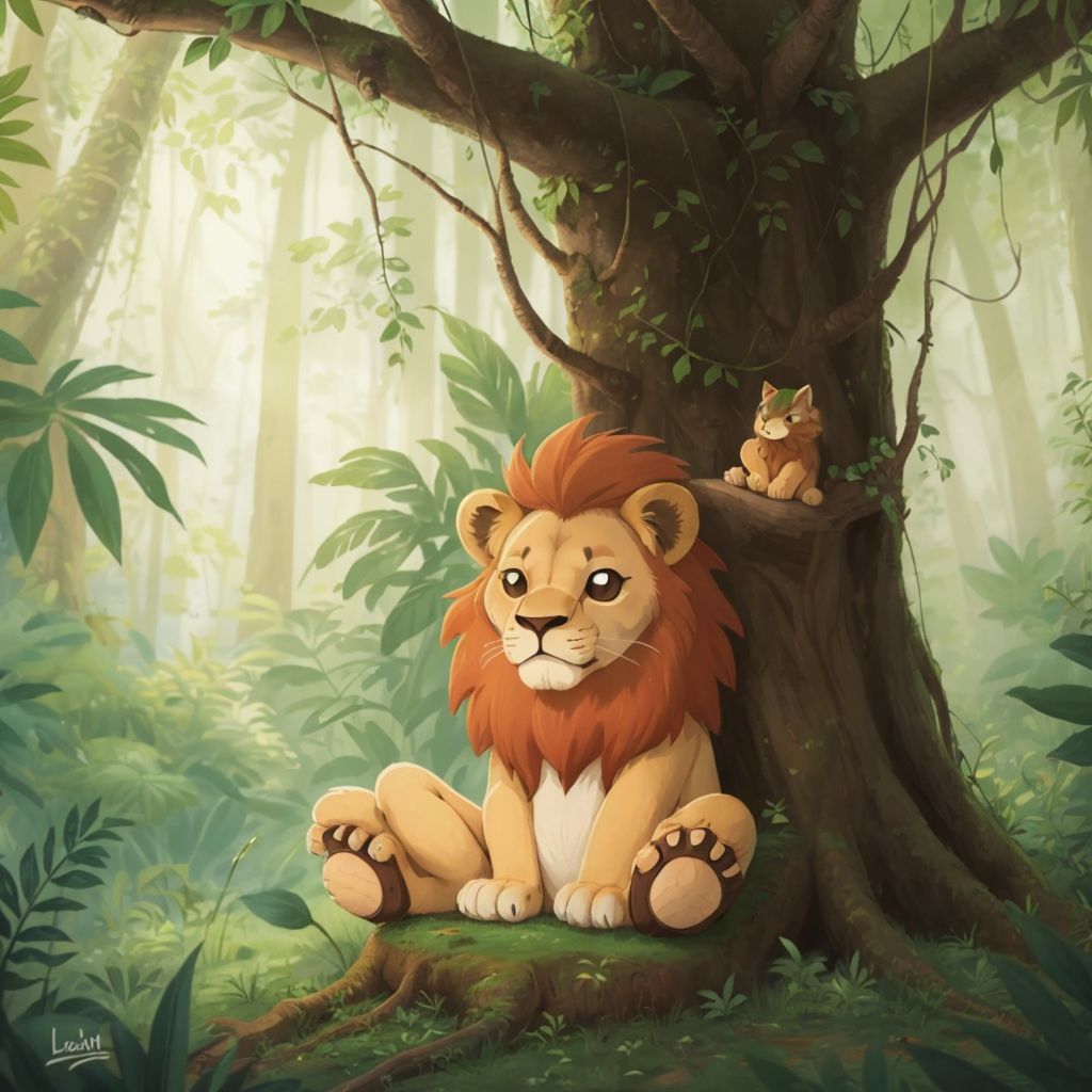 Otis The Anxious Lion 