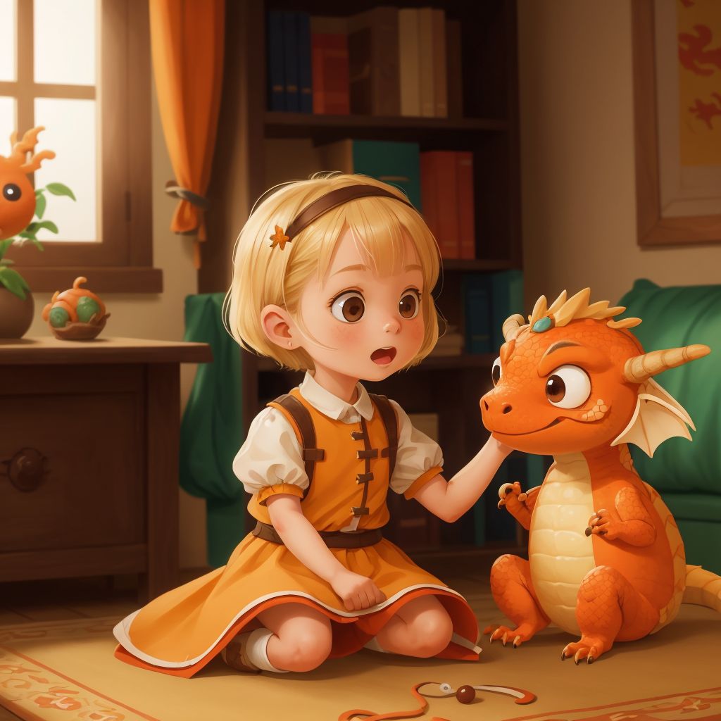 Princess and dragon