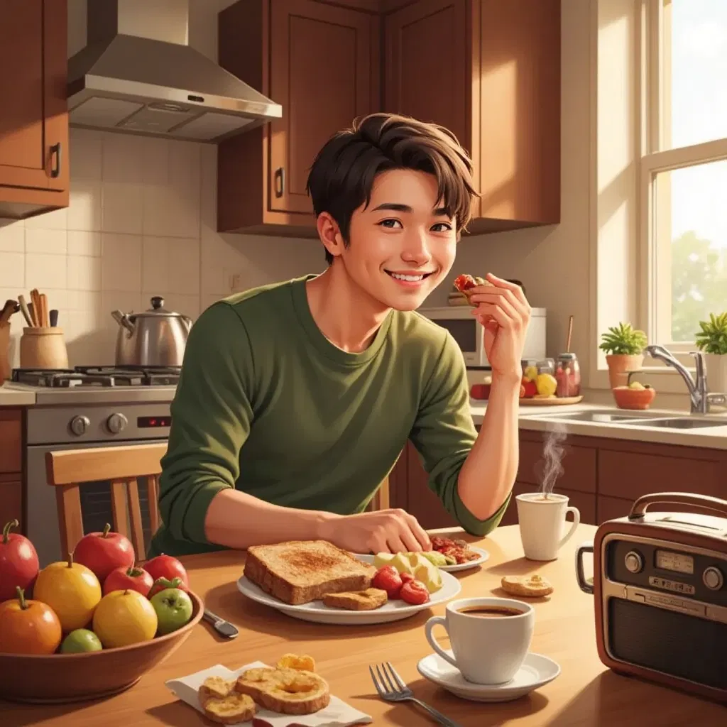 The first day at kindergarten. 