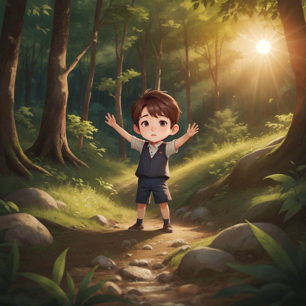 The forest with animals