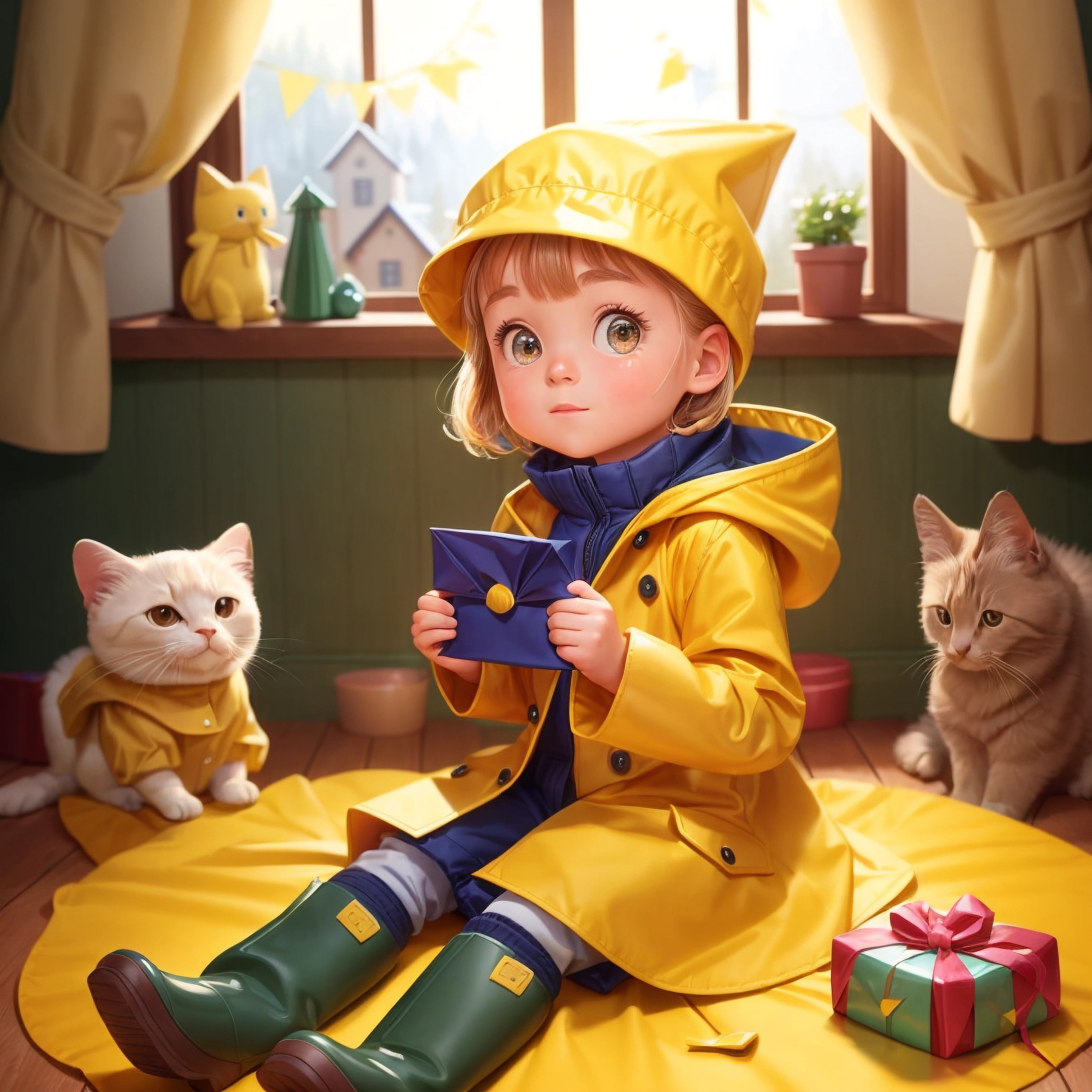 Tilly's Yellow Gumboots.